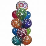 100th Birthday Balloon Tower
