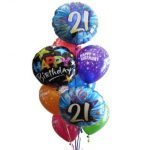 21st Birthday Balloon Bouquet