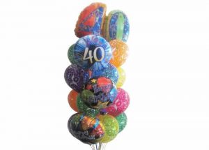 40th Birthday Balloon Extravaganza