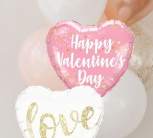 happy Valentines day balloons