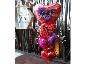 Love Heart Balloon Arrangement