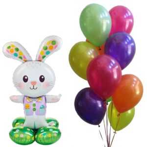 big bunny and balloons